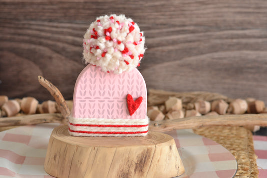 Valentine's Wood Winter Beanie