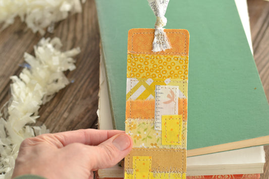 YELLOW Scrappy Bookmark