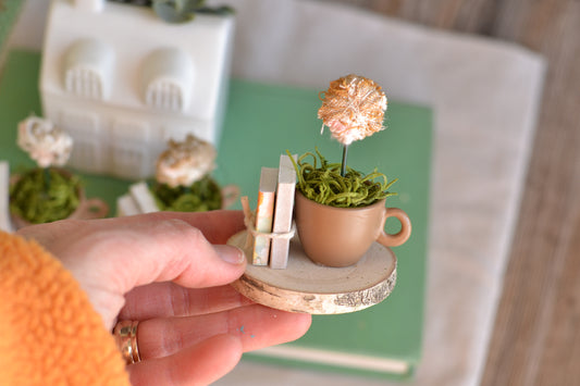 TAN Books and Flowers Sign