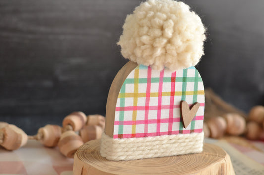 Colorful Wood Winter Beanie