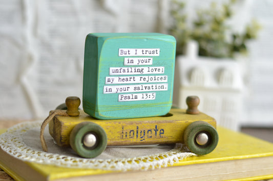 Aqua Blue Psalm 13:5 - C17