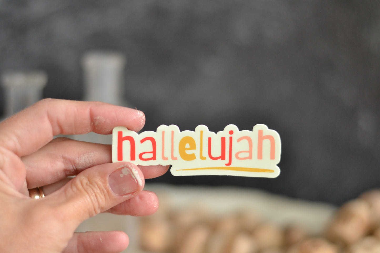Hallelujah Sticker