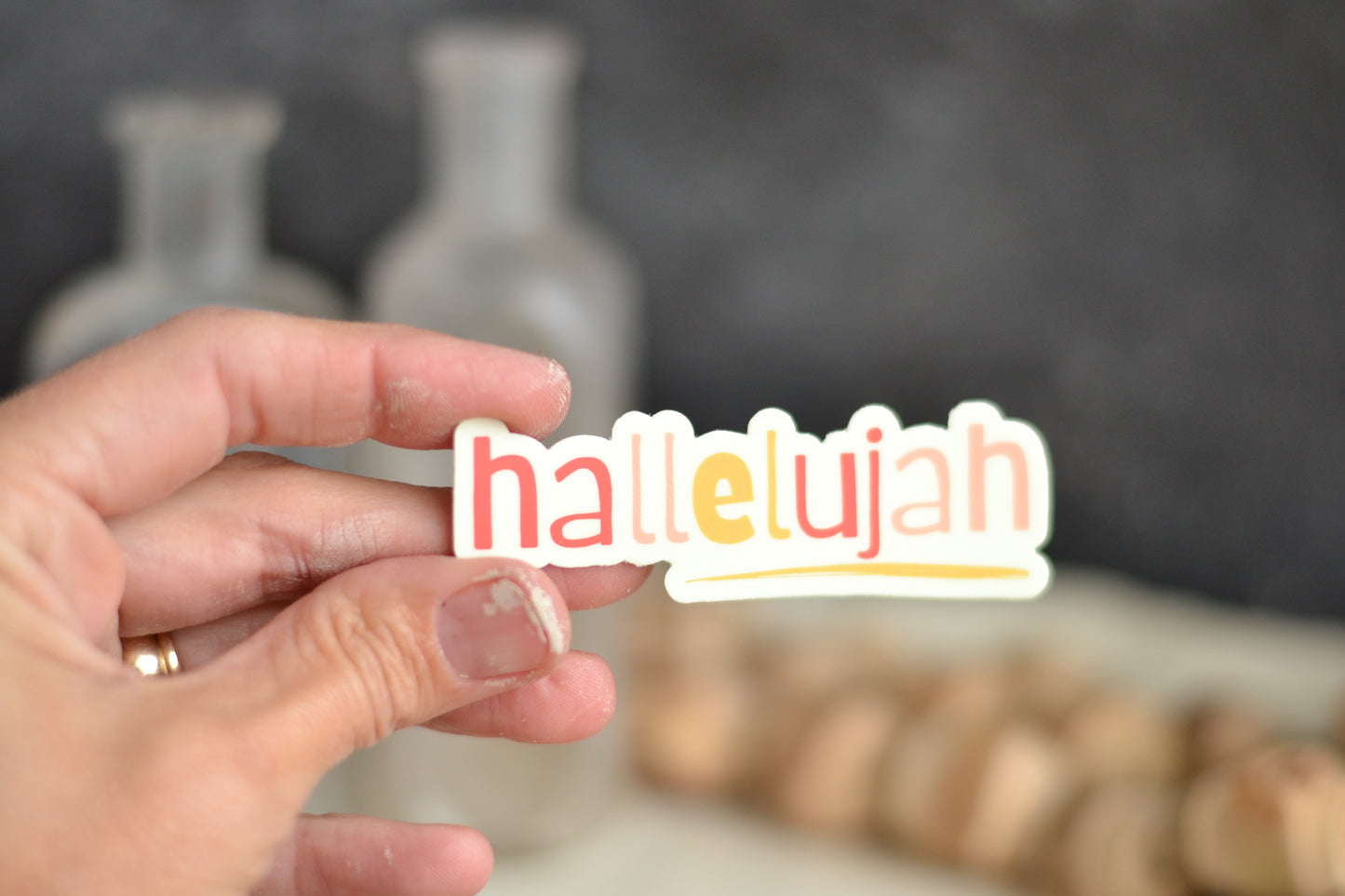 Hallelujah Sticker