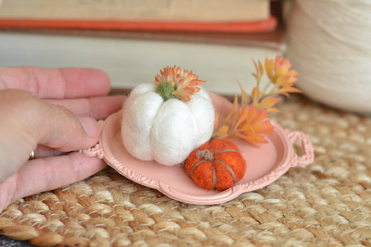 Autumn Floral Mini Blush Tray
