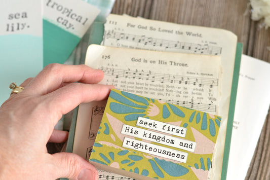 Floral Seek First wood Sign - C17