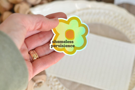 Yellow Iridescent Shameless Persistence