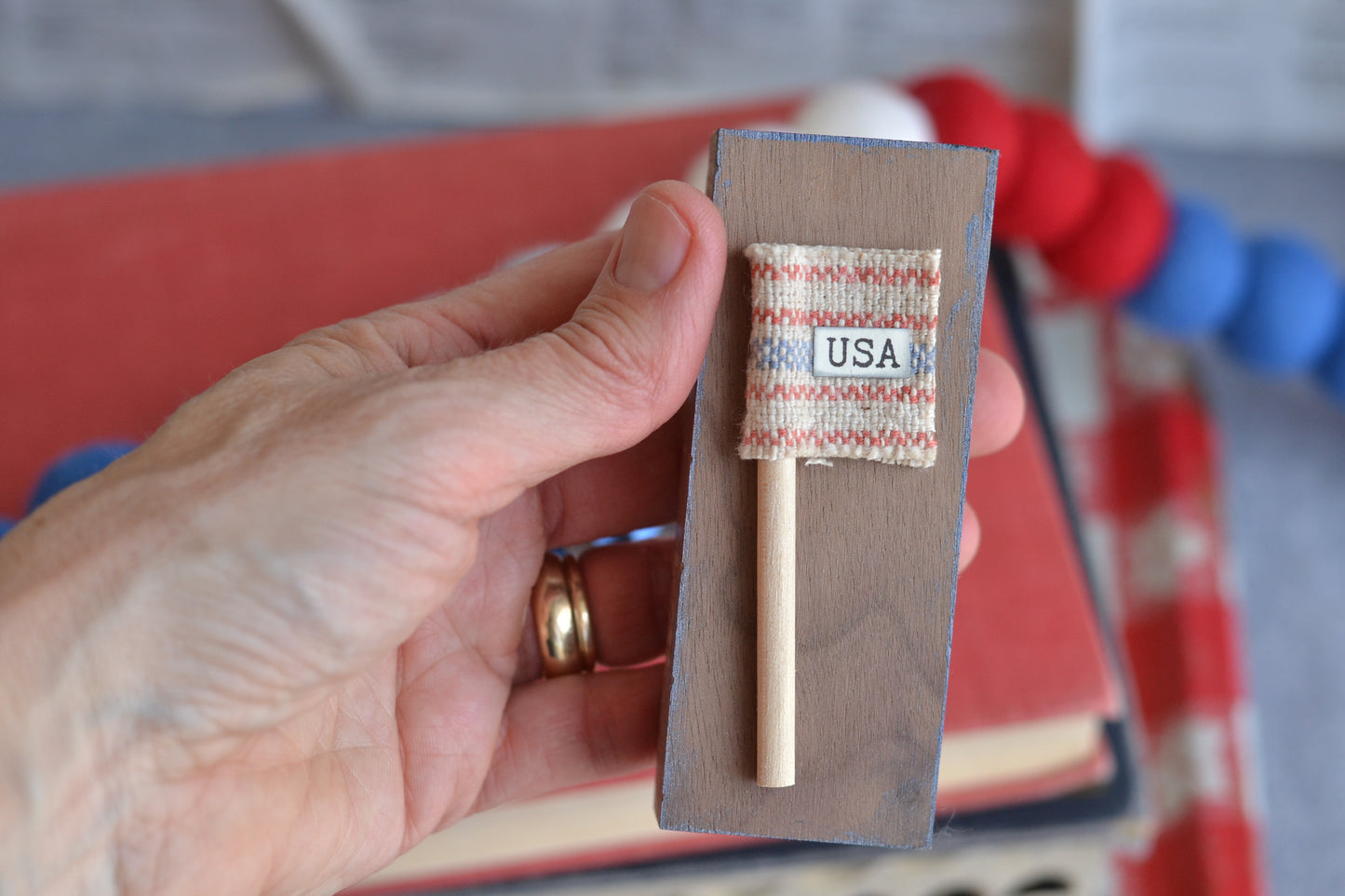 Patriotic Wood Sign - P28