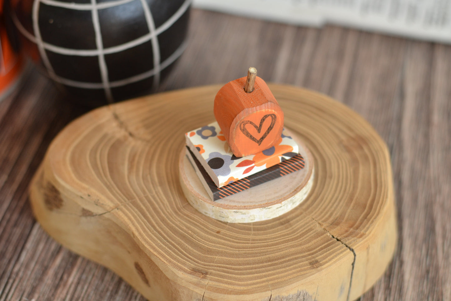 Books on a Log Slice B20