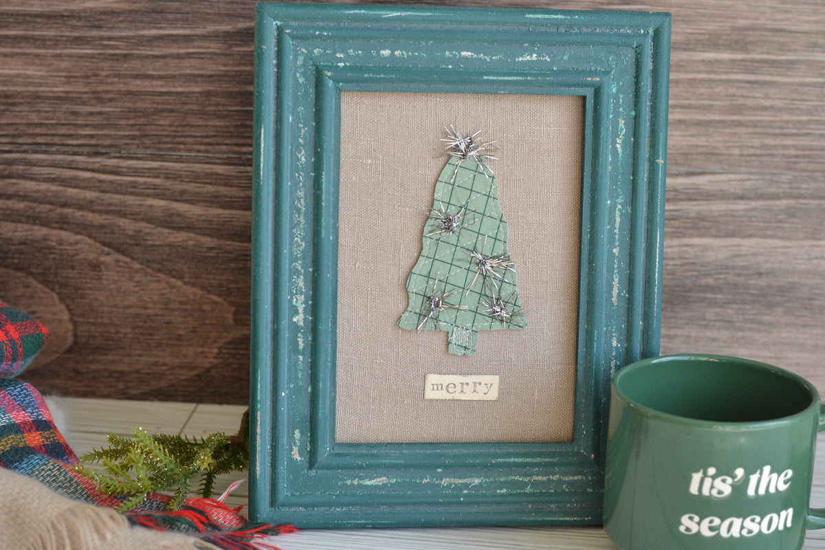 UNFRAMED Quilted Tree - 5"x7" Canvas G50 *frame not included