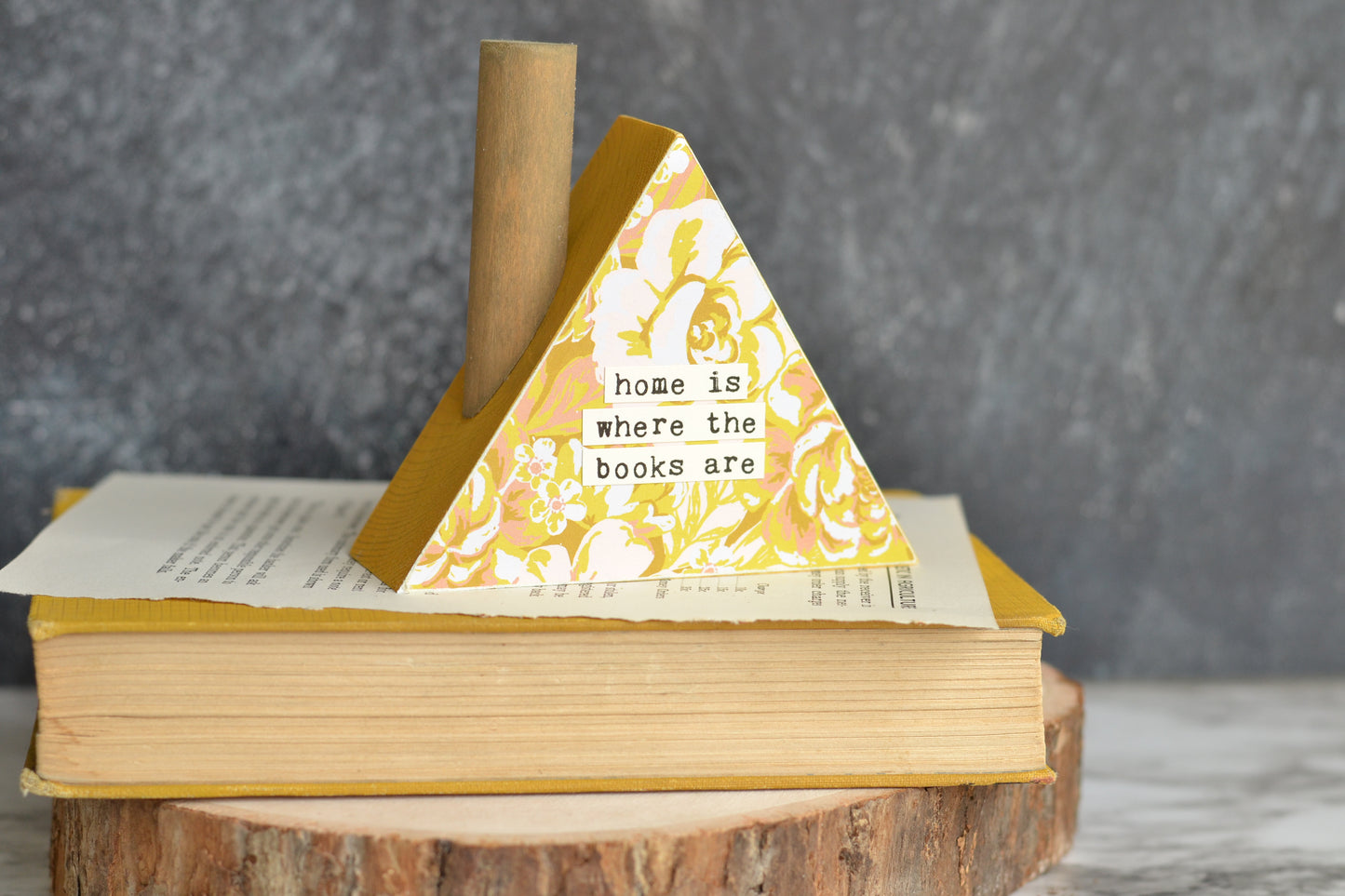 Mustard A-Frame House Sign - Y18