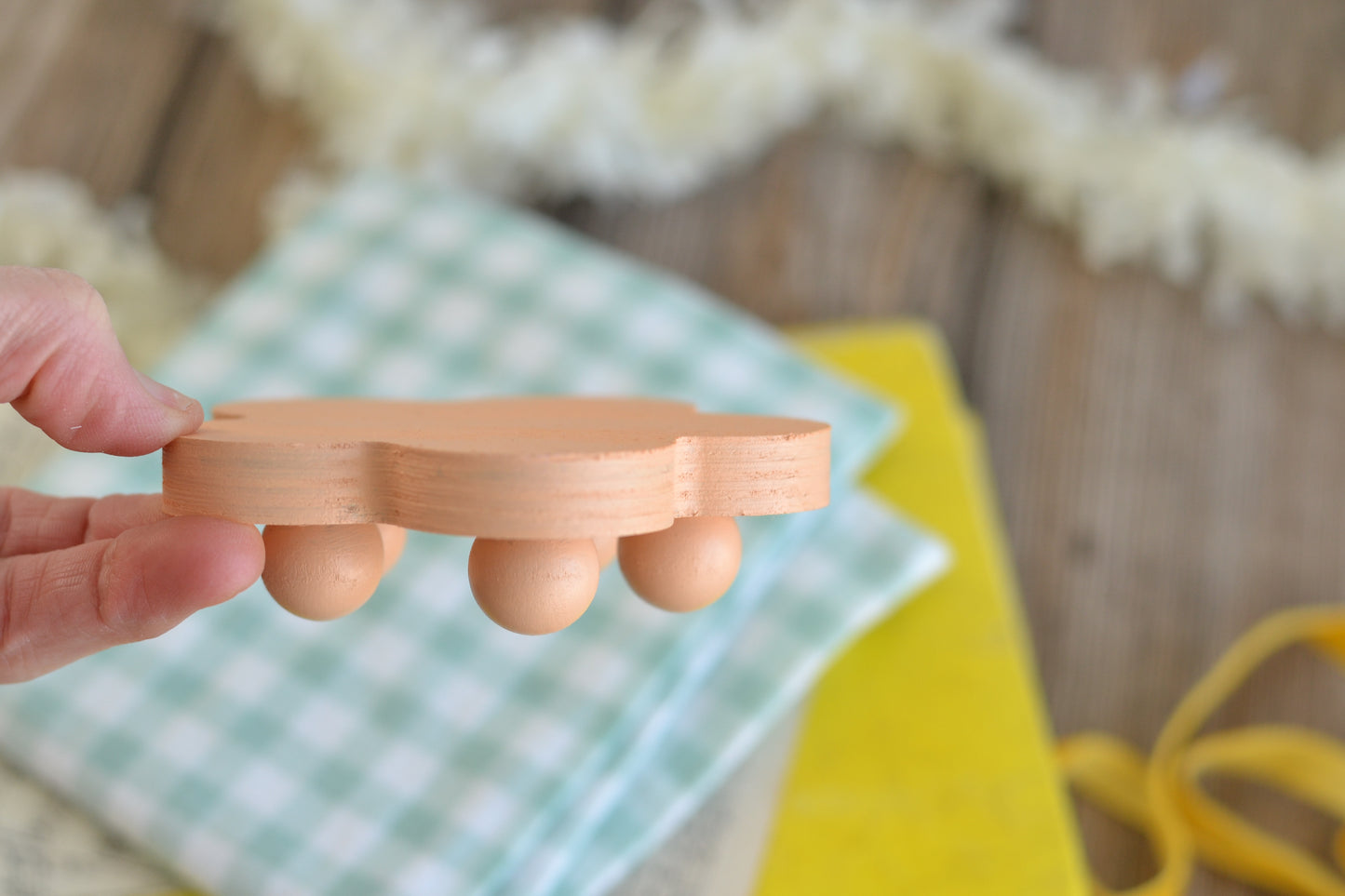 PEACH Flower Wood Riser