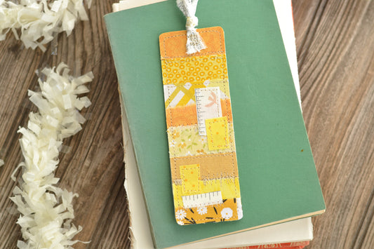 YELLOW Scrappy Bookmark