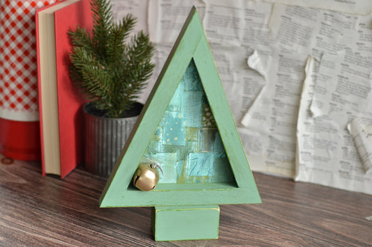 Sage Green Patchwork Tree