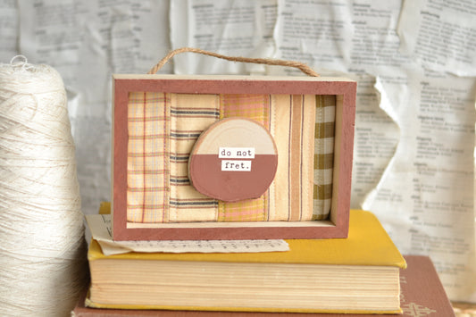 Quilted Shadow Box - B39