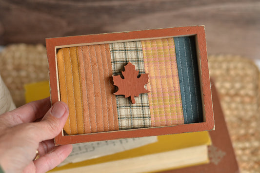 Quilted Shadow Box - B37