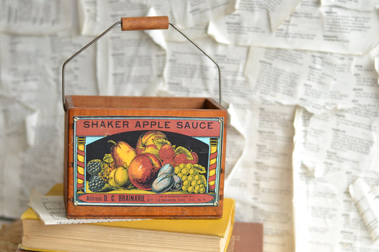 Wood Apple Sauce Basket