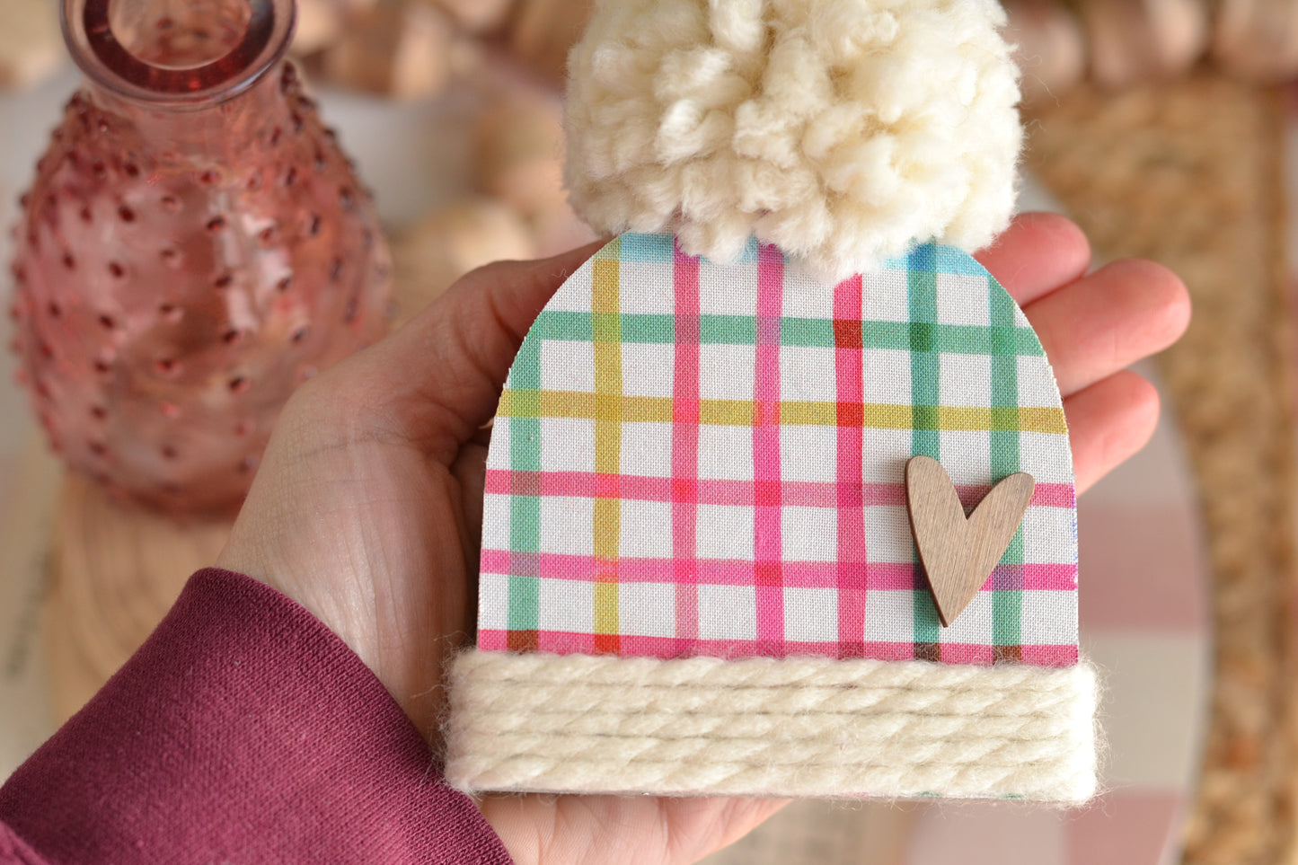 Colorful Wood Winter Beanie