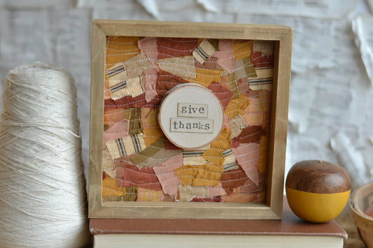 8" x 8" Confetti Quilted Sign