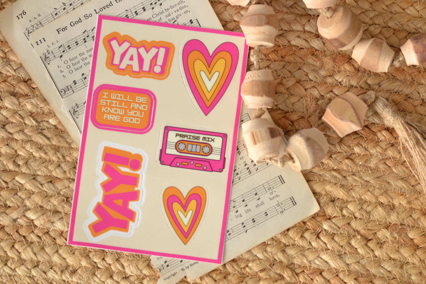 YAY God Sticker Sheet