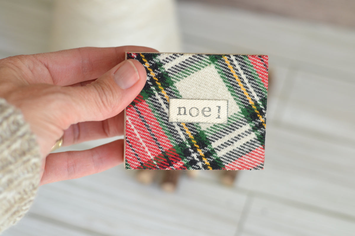 Flannel Wood Sign