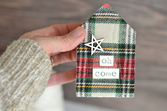 Flannel Wood House Sign
