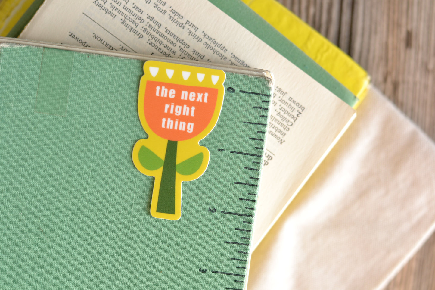 Next Right Thing Flower Sticker