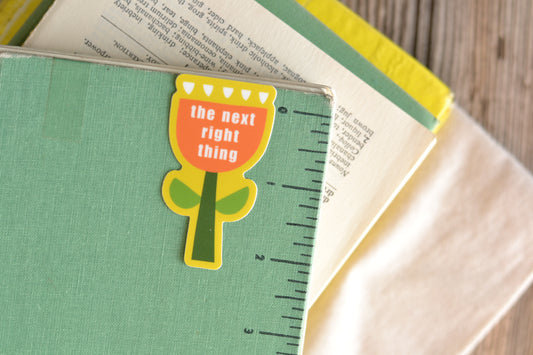 Next Right Thing Flower Sticker