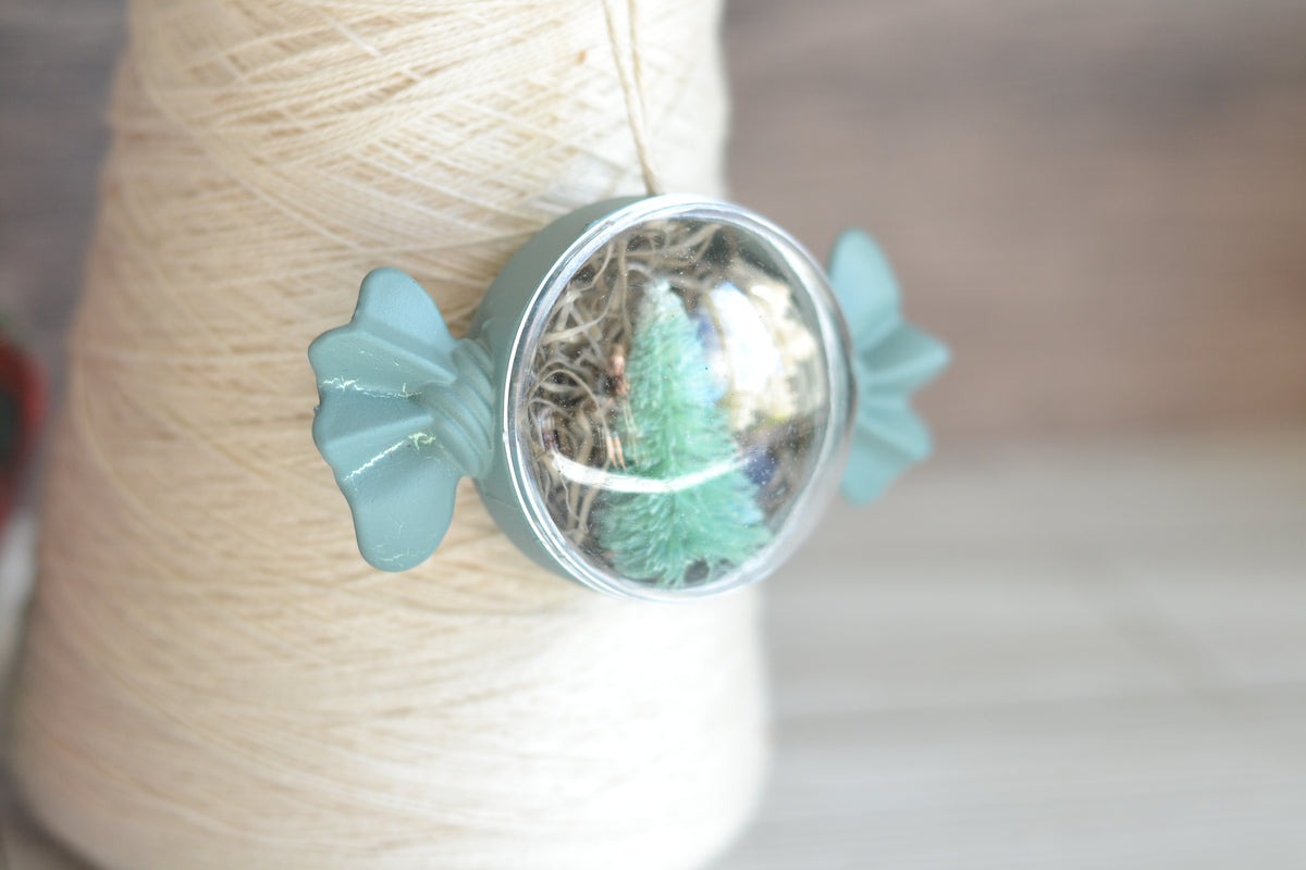 Candy Wrapper Bottle Brush Ornament