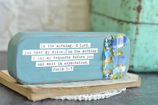 Slate Blue Psalms Sign P23