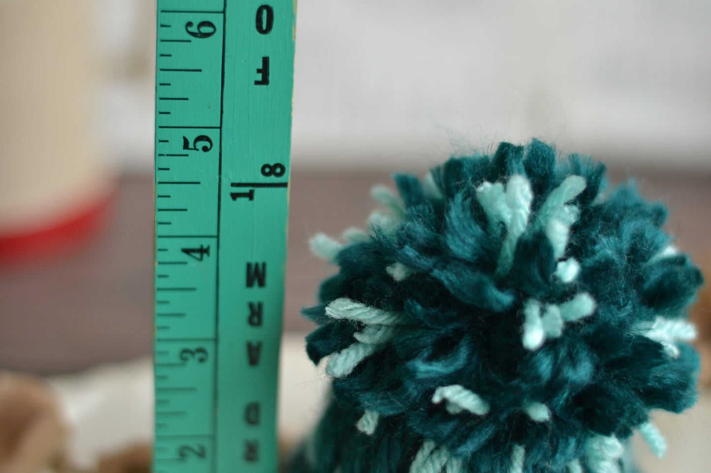 Jumbo Yarn Hat - Turquoise