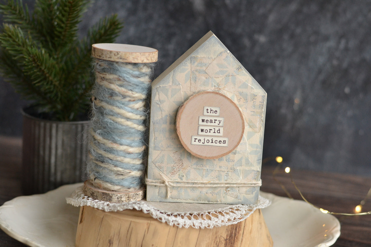 Decorative Yarn Spool - C33