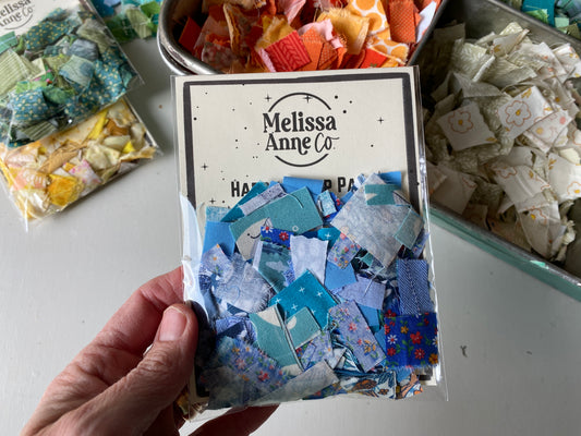 Blue Mini Happy Scrap Pack